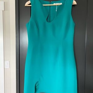 Amanda Uprichard - Puzzle Mini Dress in Atlantis.